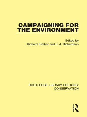 cover image of Campaigning for the Environment